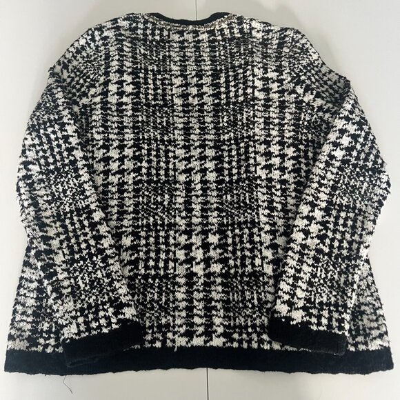 Chicos Open Front Blazer Cardigan Sz 0 US S Old Money Glam Classic Pearls - Picture 4 of 7